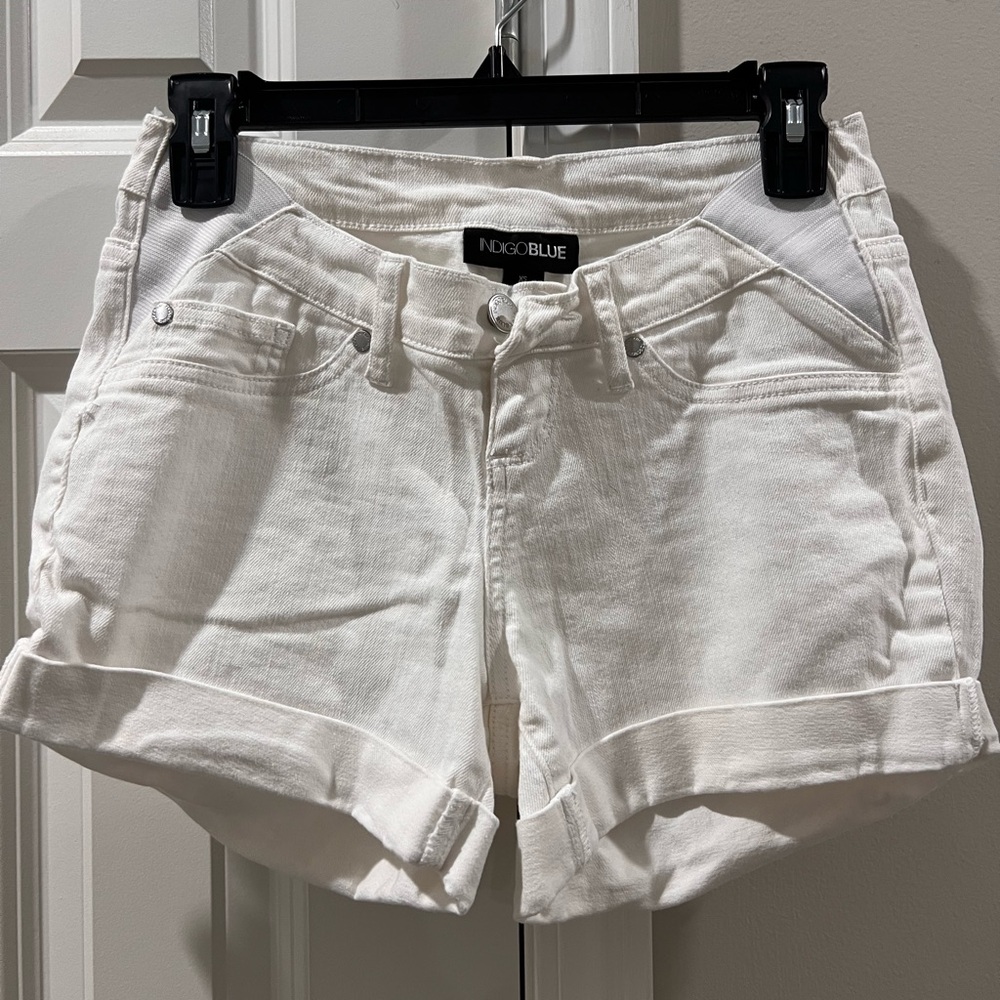 Maternity Women's White Shorts